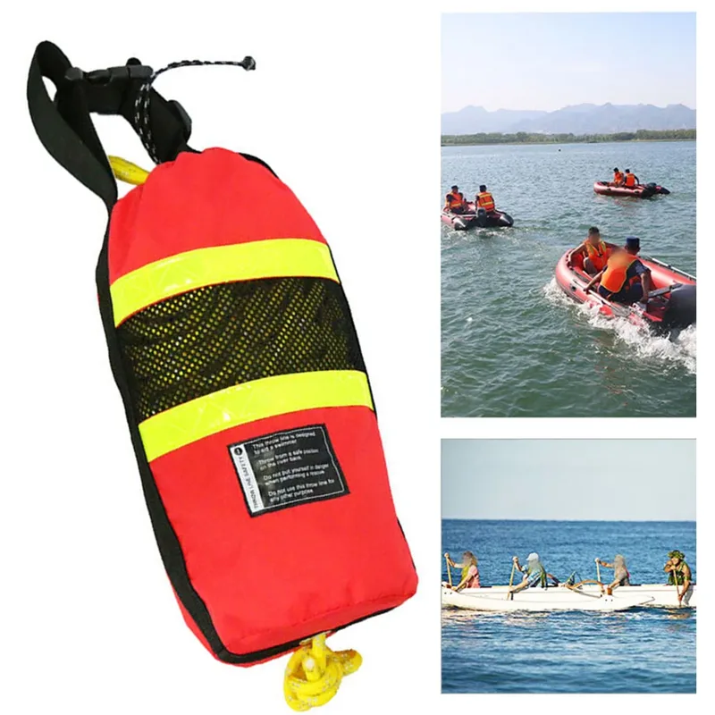 Rescue Rope Throw - Wurfsack mit 20 m reflektierendem Seil,