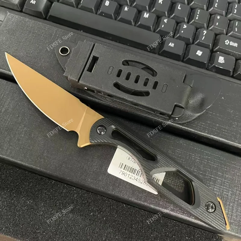 Bushcraft Knife Fixed - Multifunktionales Outdoor-Ausrüstungsset für Wanderungen, Angeln und