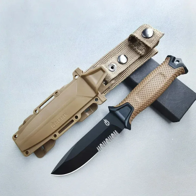 Bushcraft Knife Fixed - Outdoor-Klappmesser Mehrzweck-Campingmesser mit Hoher Härte Scharfes