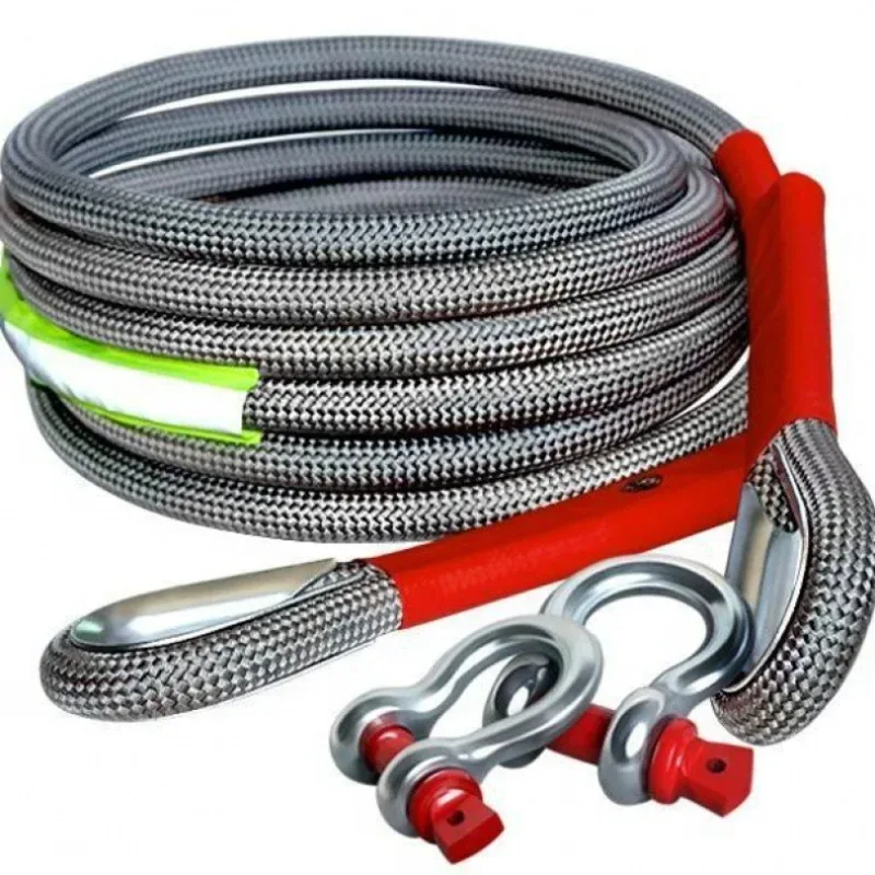 Rescue Rope Throw - Das neue Auto-Abschleppseil-Geländewagen kann 20-Tonnen-Rettungsseil abschleppen,