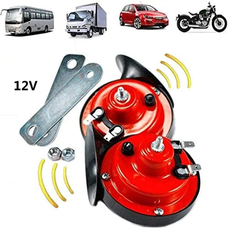 Emergency Whistle Loud - 12V Super Laute Auto 300DB Dual
