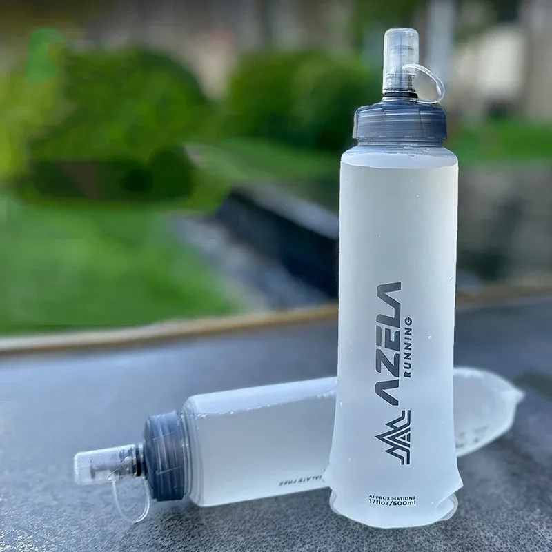 Water Bag Collapsible - 250 ml 500 ml Wasserflasche, zusammenklappbar,