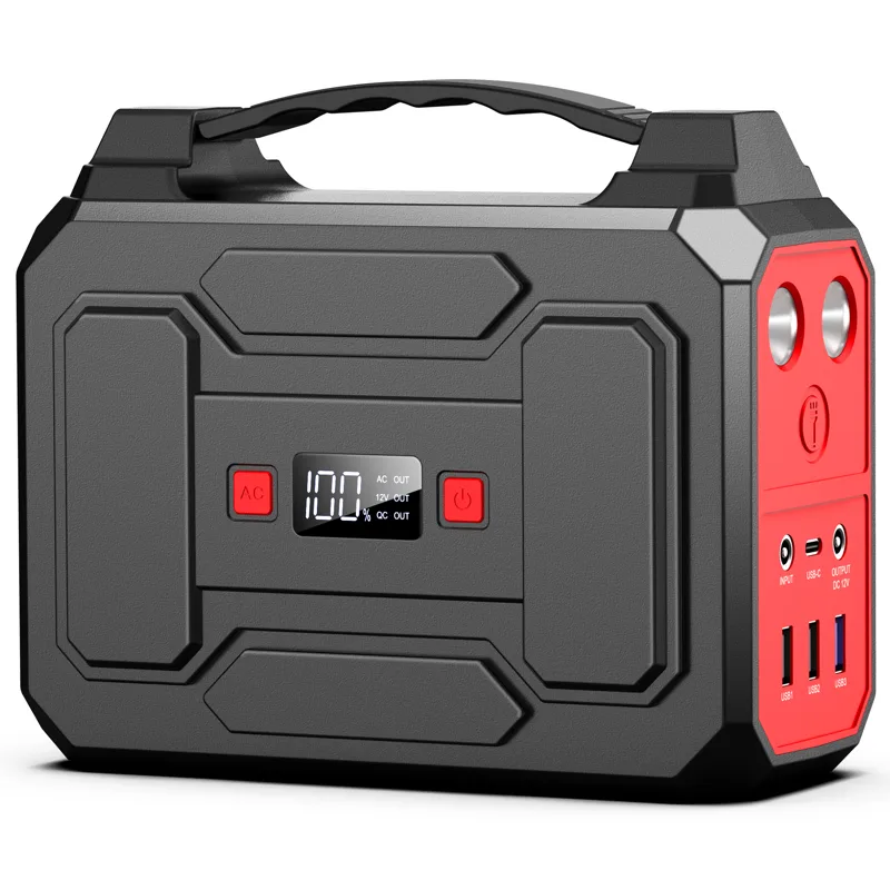 Solar Emergency Charger - 100W/146Wh Tragbare Powerstation Solargenerator AC DC