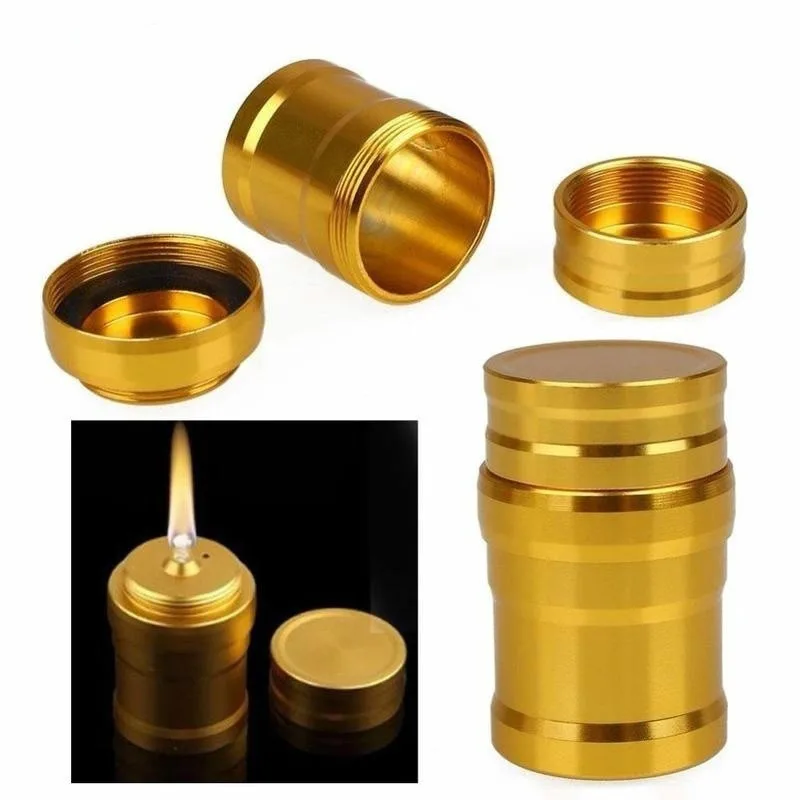 Fire Starting Kit - Neue tragbare Mini-Alkohollampe aus Metall, Laborausrüstung,