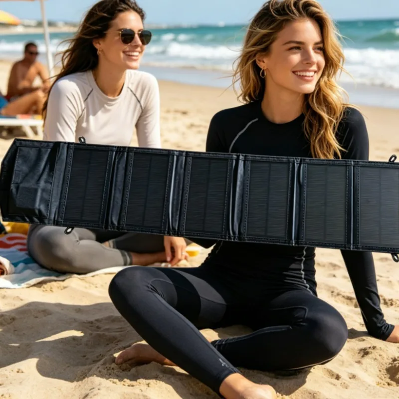 Solar Emergency Charger - Rucksack-Tragbares Faltbares Wasserdichtes Solarladegerät 25W 100W