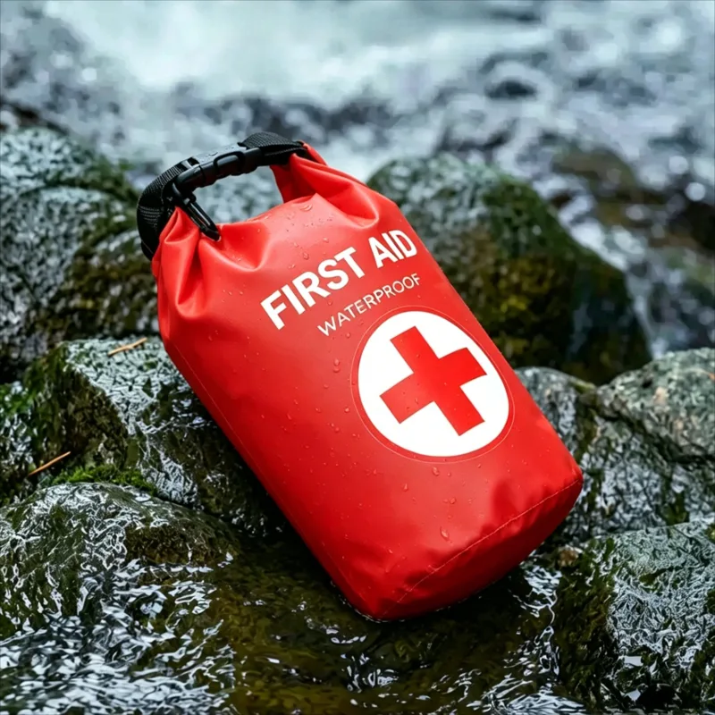Bivy Bag Emergency - 2L Wasserdichte Erste-Hilfe-Tasche mit Rollverschluss, Sichtbarer