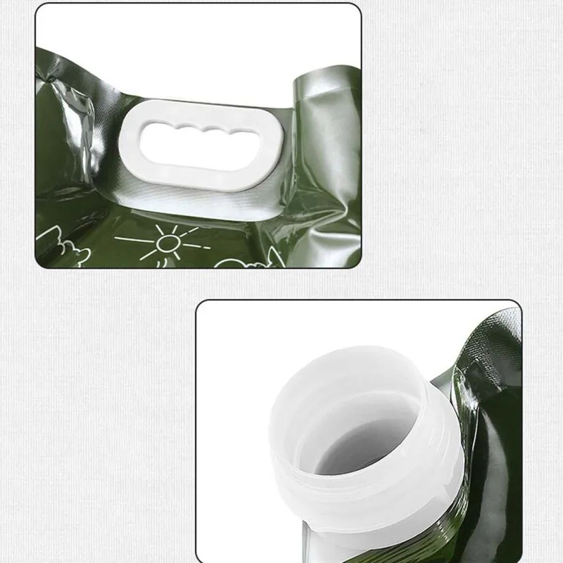 Water Bag Collapsible - 7,5L Faltbarer Wassertank-Behälter mit Griff Zusammenklappbarer