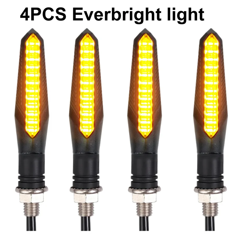 Sos Light Strobe - 4 Stück 12V Motorrad LED-Blinker 12LED