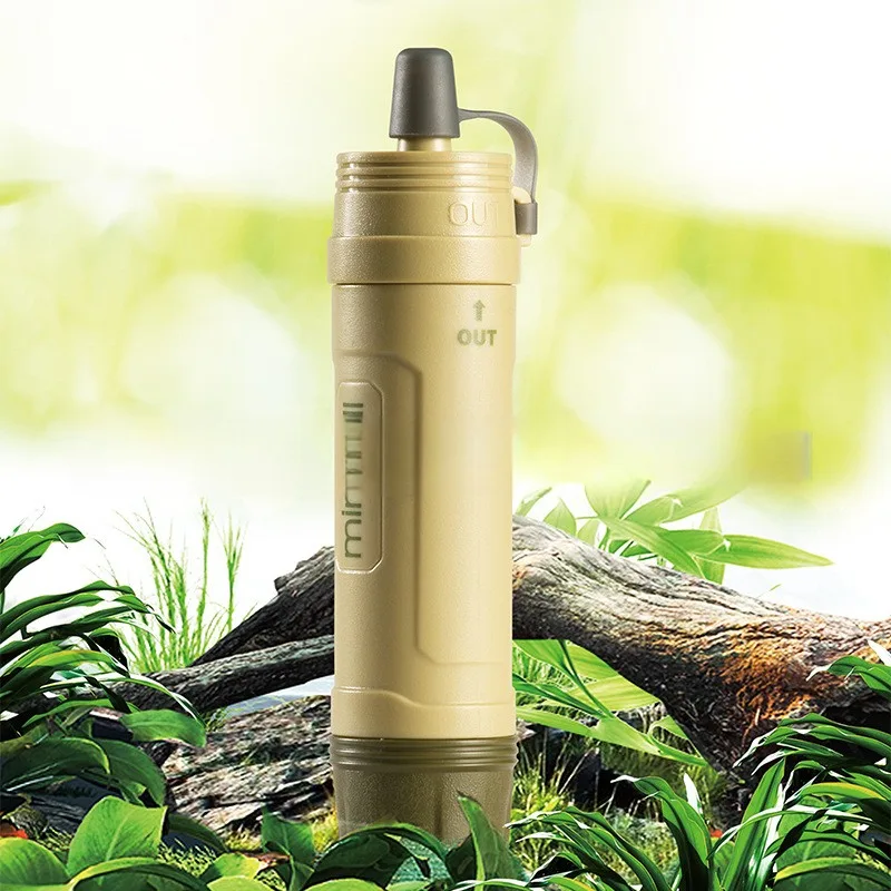 Water Purification Straw - Tragbarer Outdoor-Wasserfilter-Strohhalm für Feldwasserreinigung