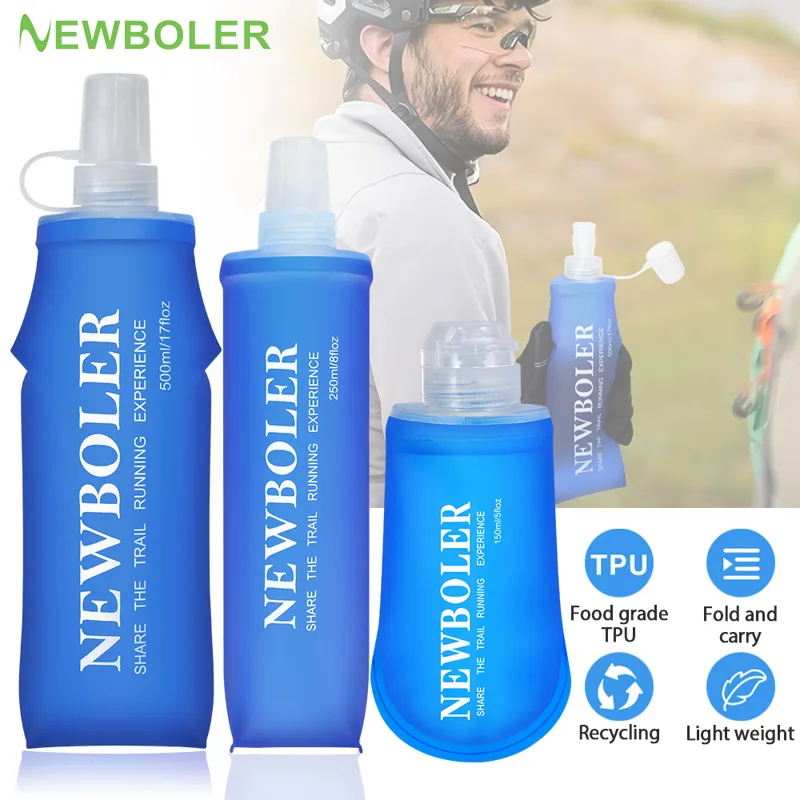 Water Bag Collapsible - NEWBOLER 150 ml 250 ml 500