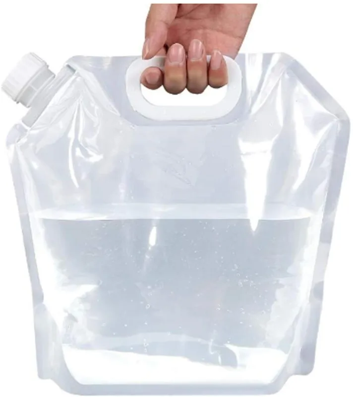 Water Bag Collapsible - 5L 10L Zusammenklappbarer Wasserbehälter Plastik-Wasserträger Faltbarer