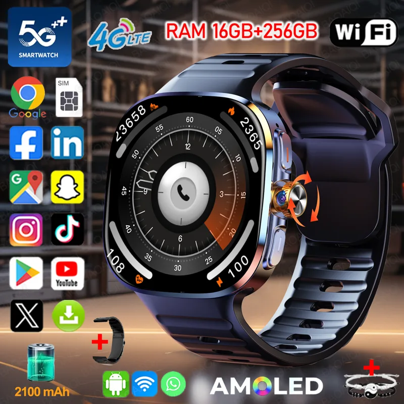Compass Lensatic - 4G/5G Smartwatch 2,4 Zoll 720*720 Amoled