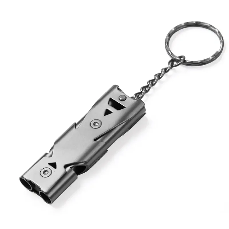 Emergency Whistle Loud - Hoher Dezibel-Notfall-Schlüsselanhänger, Anhänger, lautes Outdoor-Camping-Werkzeug, tragbares