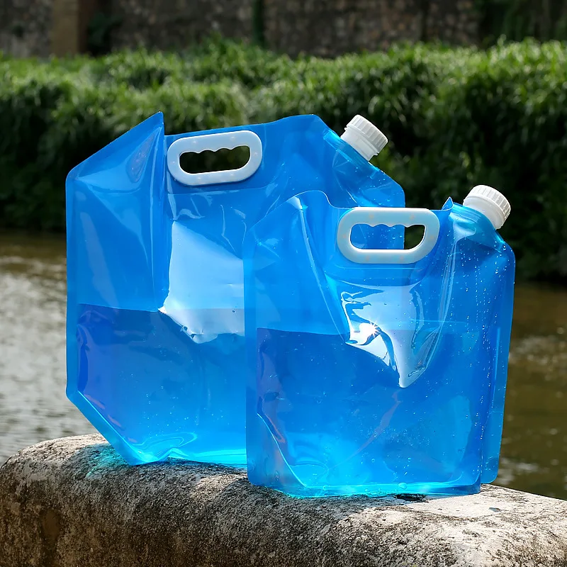 Water Bag Collapsible - Zusammen klappbarer Wasser behälter beutel, Plastik
