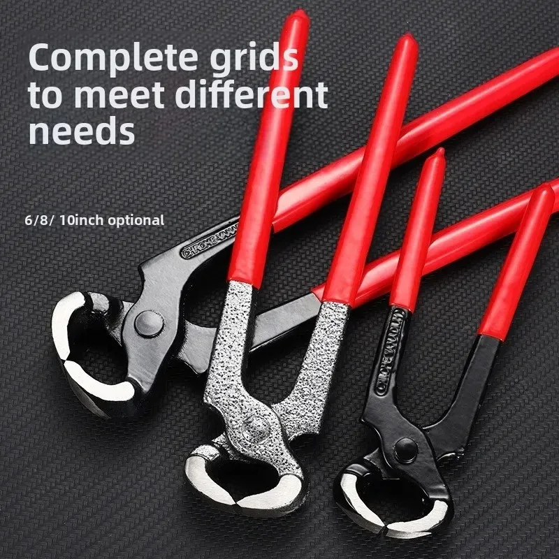 Multi Tool Plier - Multifunktionale Walnusszange Nagelentferner Endschneidezange Holzbearbeitungs-Klammerentferner Schuh-