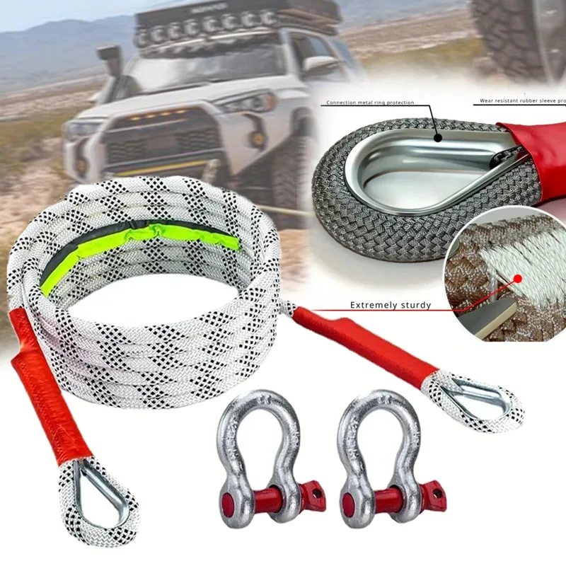 Rescue Rope Throw - Neues Auto-Abschleppgurt 4x4 Offroad-Zubehör kann 20