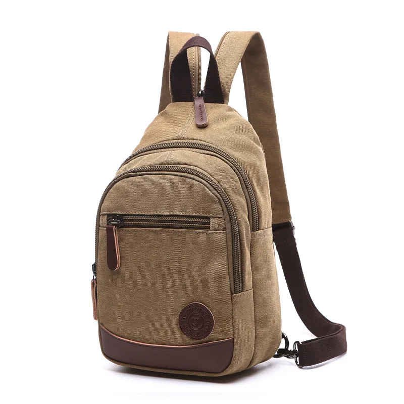 Fishing Kit Compact - Taktische Schultertasche Wanderrucksack Herren Canvas Outdoor