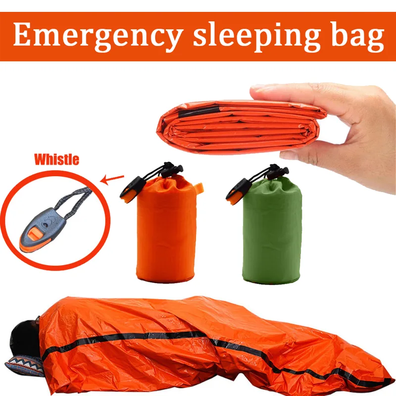 Emergency Mylar Tent - Tragbare Wasserdichte Notfall Überleben Schlafsack Outdoor