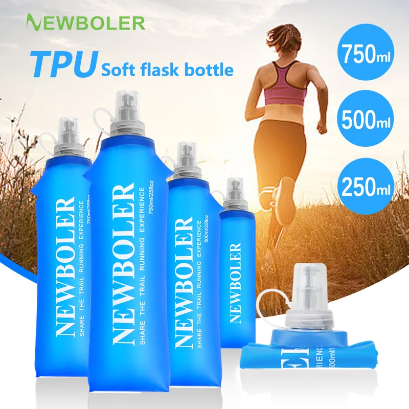 Water Bag Collapsible - 750ml Wasser flasche TPU faltbare weiche