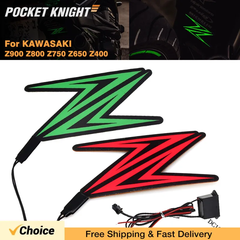 Sos Light Strobe - Z Motorrad LED Licht Aufkleber Signal