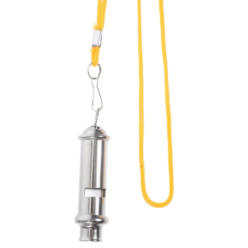 Emergency Whistle Loud - Edelstahl Hundepfeife Langlebige Outdoor-Überlebenspfeife Laute Notfallpfeife