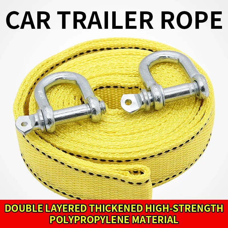 Rescue Rope Throw - Auto-Anhänger-Seil, Off-Road-Zugseil, 5 Tonnen, 4 m,