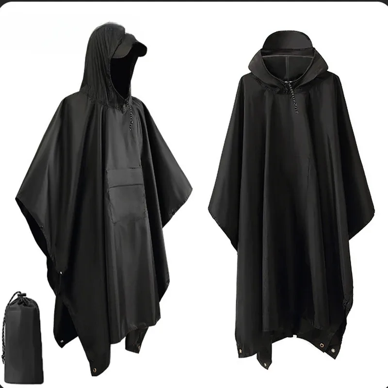 Outdoor 3-in-1-Militär-Regenma – Emergency Poncho Rain Bewertung und Preis
