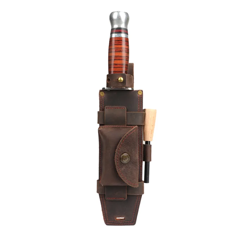 Tourbon Camping Ledermessersch – Bushcraft Knife Fixed Bewertung und Preis