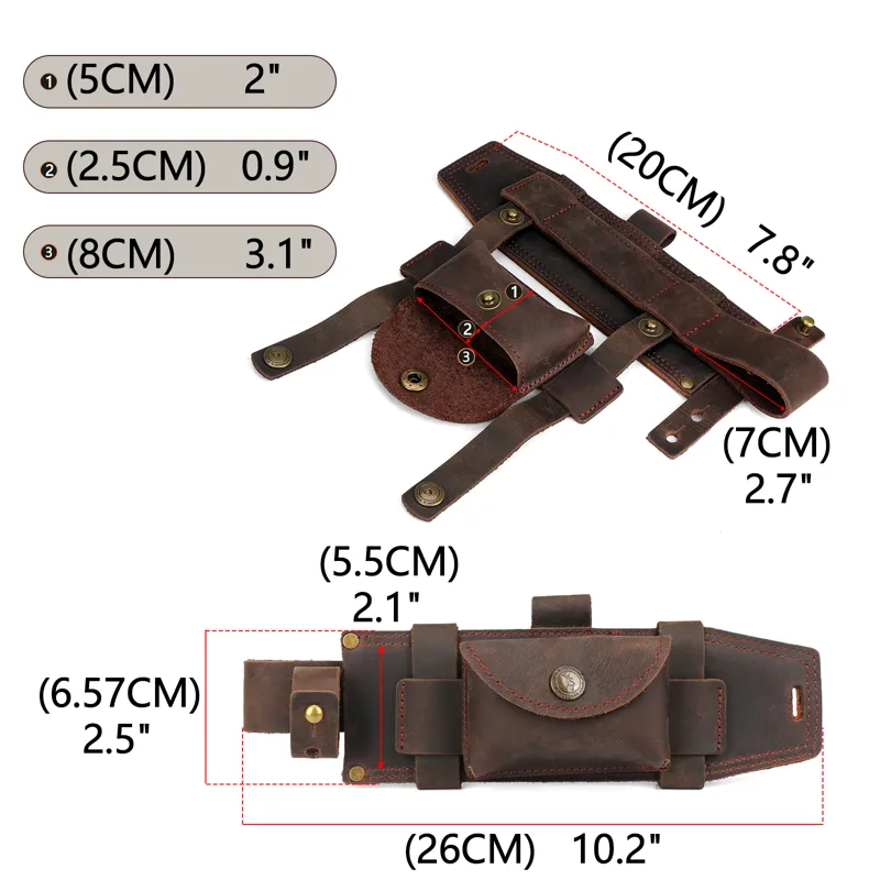 Tourbon Camping Ledermessersch – Bushcraft Knife Fixed Bewertung und Preis