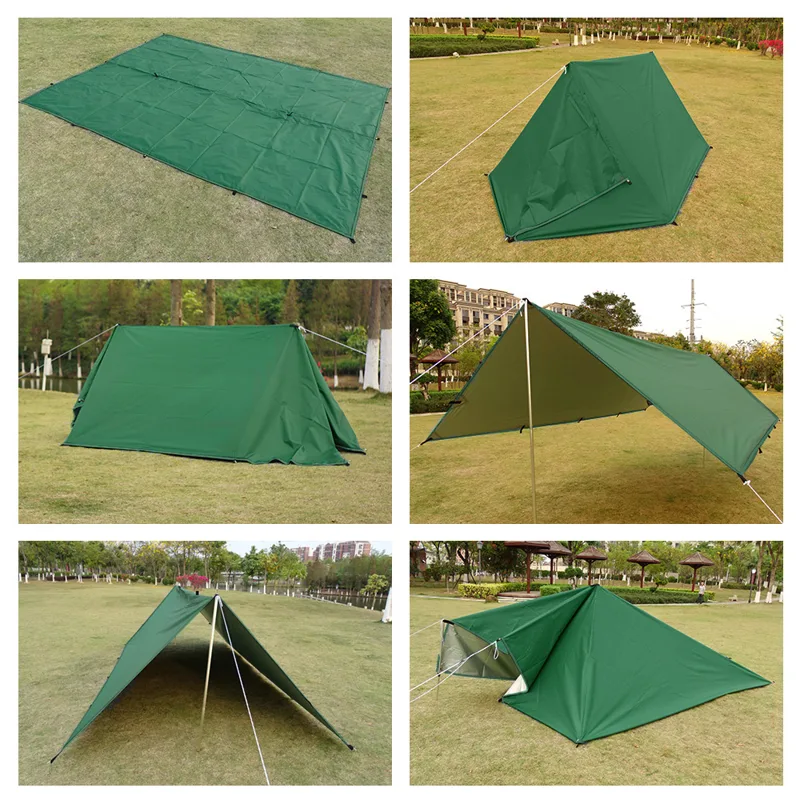 4x4m 4x3m 3x3m 19 Hänge punkte – Emergency Mylar Tent Bewertung und Preis