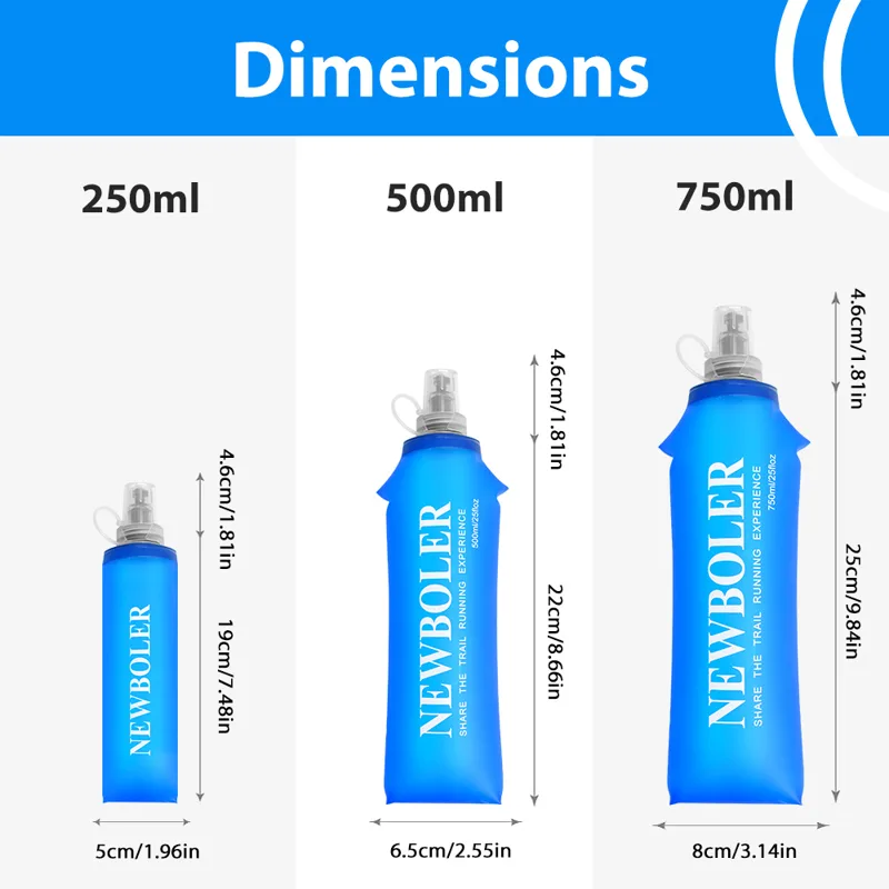 250/500/750ML Wasserflasche TP – Water Bag Collapsible Bewertung und Preis