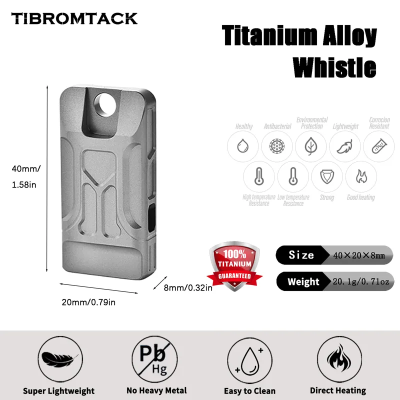 TIBROMTACK GR5 Titan-Notfallpf – Emergency Whistle Loud Bewertung und Preis