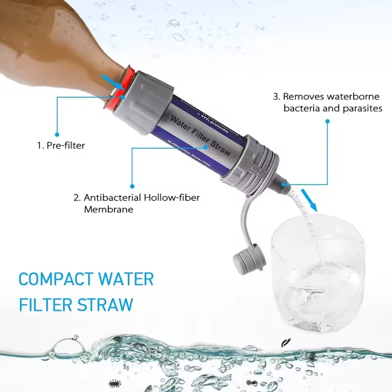Tragbarer Notfall-Wasserreinig – Water Purification Straw Bewertung und Preis