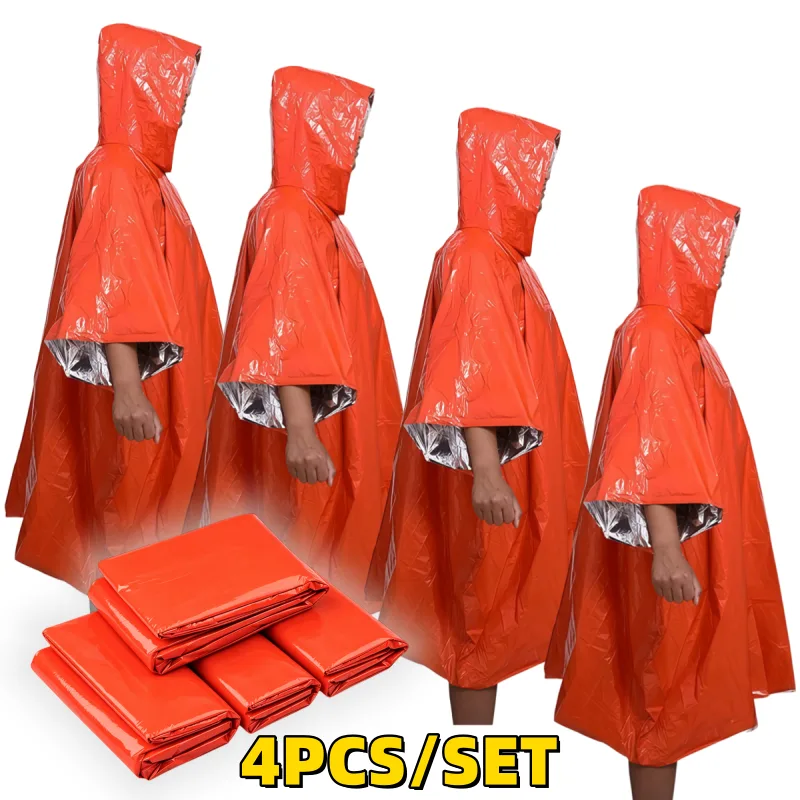 1 Stück/2 Stück/4 Stück Notfal – Emergency Poncho Rain Bewertung und Preis