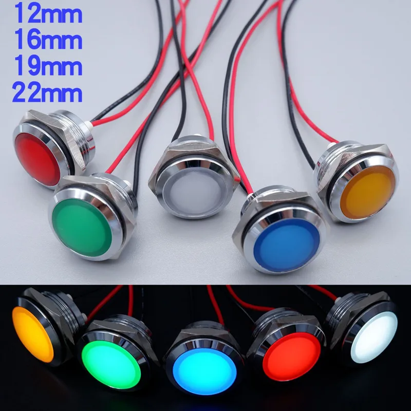Metall-LED-Anzeigeleuchte, 12  – Signal Panel Orange Bewertung und Preis