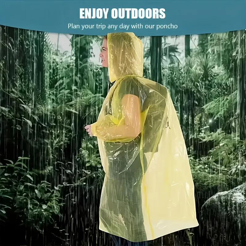 5/10 Stück Einweg-Regenmantel, – Emergency Poncho Rain Bewertung und Preis