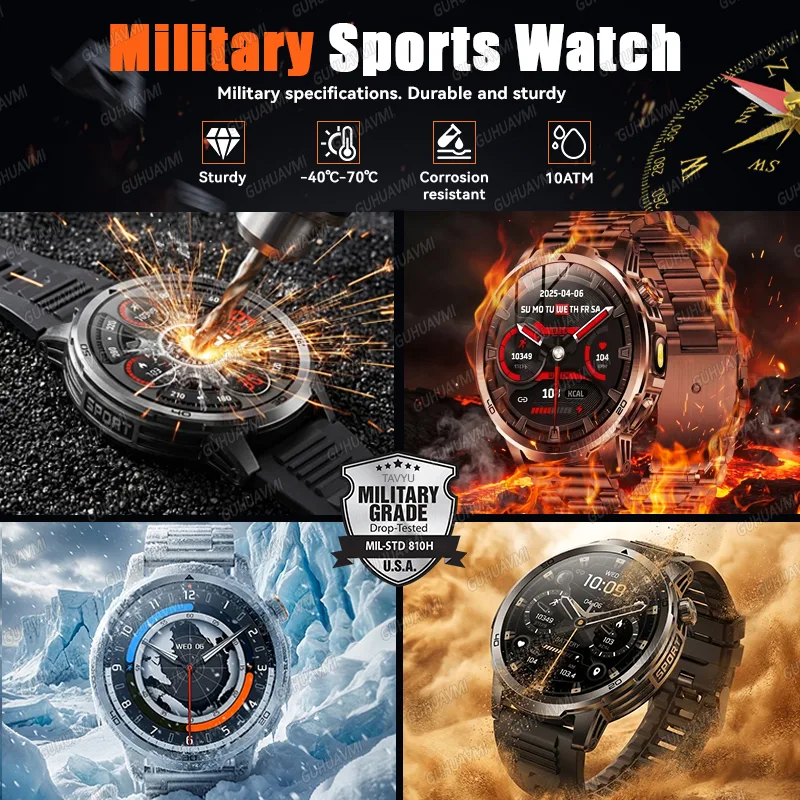 2026 Neue Outdoor Smartwatch f – Compass Lensatic Bewertung und Preis