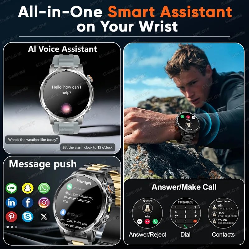 2026 Neue Outdoor Smartwatch f – Compass Lensatic Bewertung und Preis