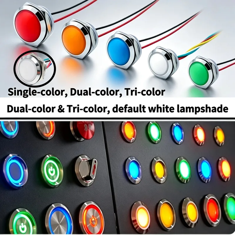 Metall-LED-Anzeigeleuchte 12mm – Signal Panel Orange Bewertung und Preis
