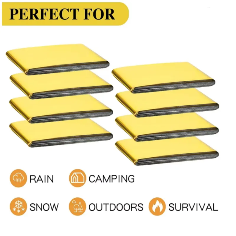 Tragbare Leichte Aluminiumfoli – Survival Blanket Reflective Bewertung und Preis