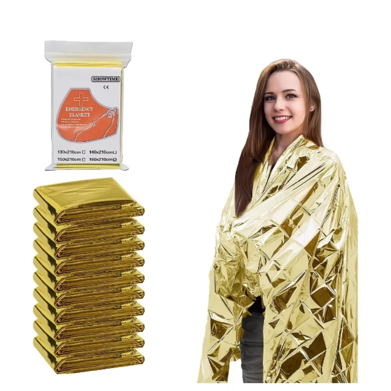 Tragbare Leichte Aluminiumfoli – Survival Blanket Reflective Bewertung und Preis