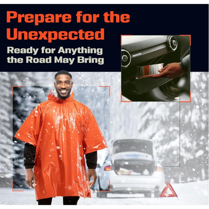 Tragbarer Notfall-Regenponcho  – Emergency Poncho Rain Bewertung und Preis