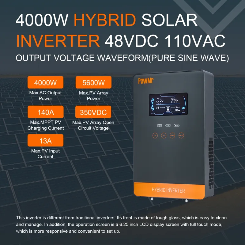 PowMr USA 4000W 24V Hybrid-Sol – Solar Emergency Charger Bewertung und Preis