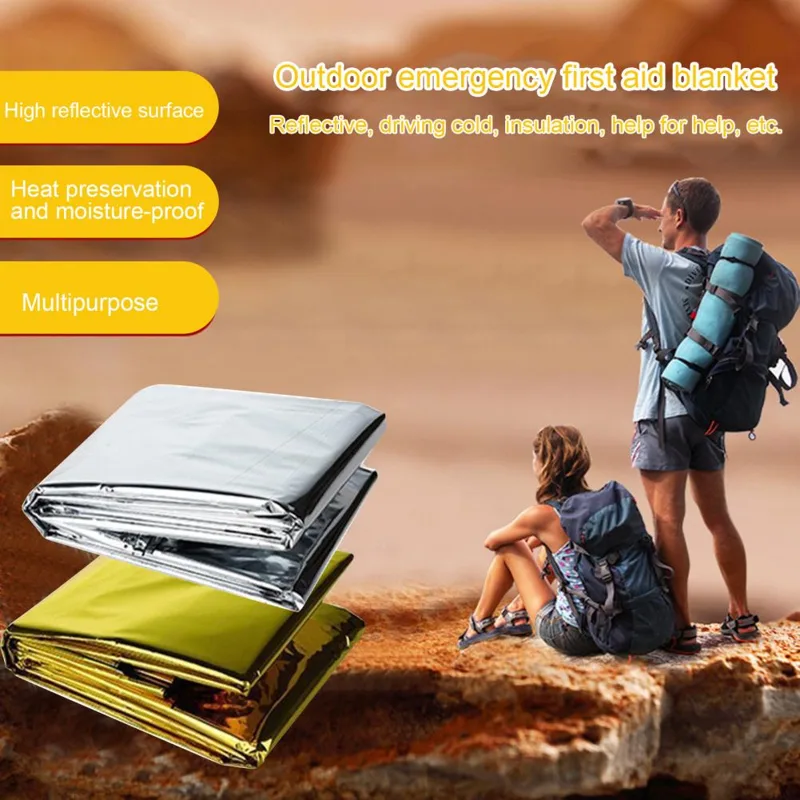 Notfall-Thermodecke, tragbar,  – Survival Blanket Reflective Bewertung und Preis