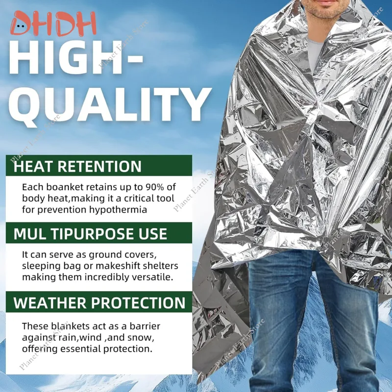 Notfall-Thermodecke, 5/10/20 S – Survival Blanket Reflective Bewertung und Preis