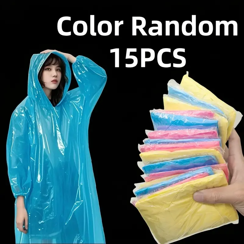 15/30 Stück transparenter Einw – Emergency Poncho Rain Bewertung und Preis