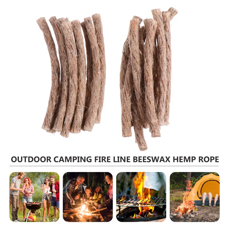 10Pcs Überleben Docht Hanf Sch – Fire Starting Kit Bewertung und Preis