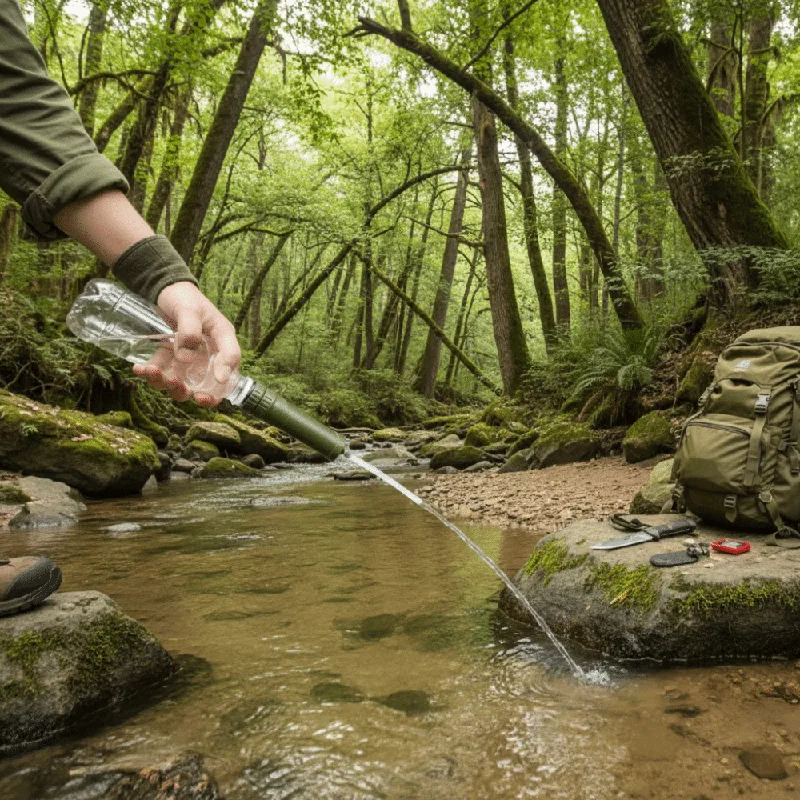 ABS Outdoor Mini-Wasserfilter- – Water Purification Straw Bewertung und Preis