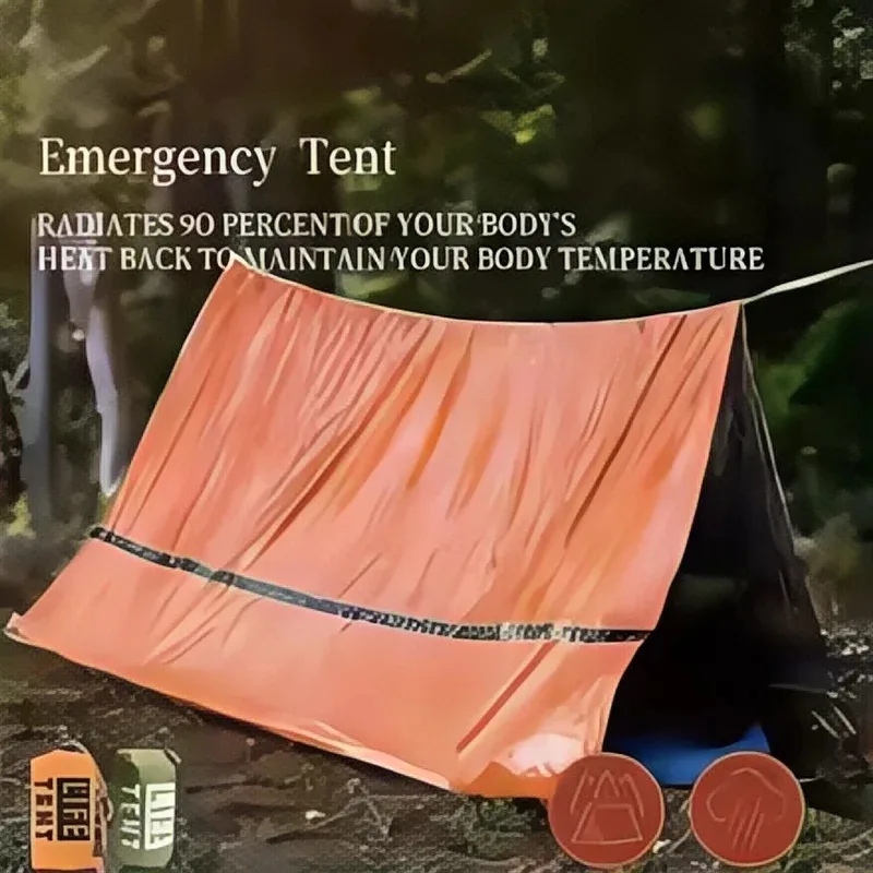2-Personen Notfall-Überlebensz – Emergency Mylar Tent Bewertung und Preis