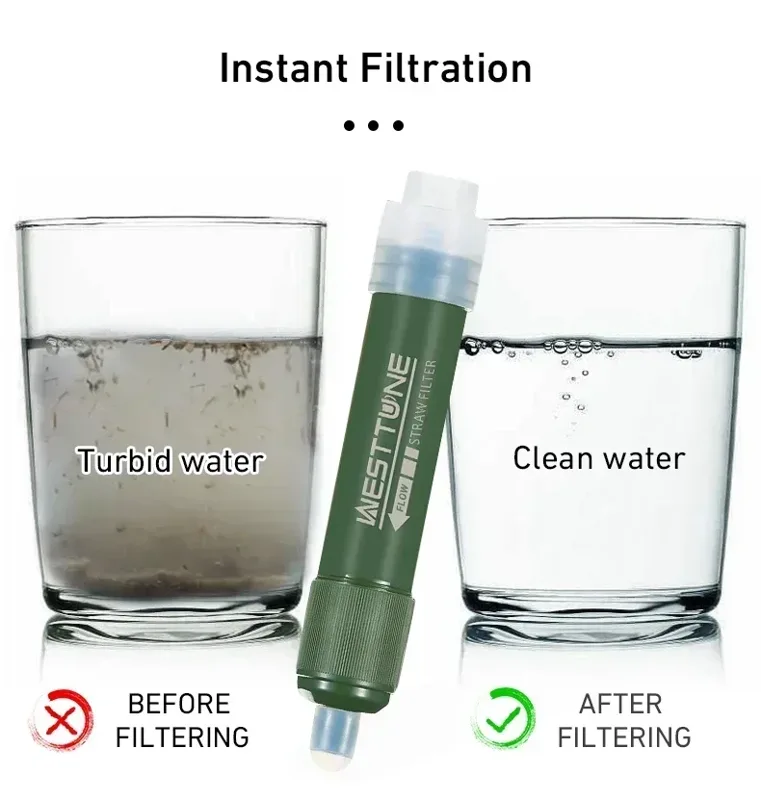Westtune Outdoor Mini Camping  – Water Purification Straw Bewertung und Preis